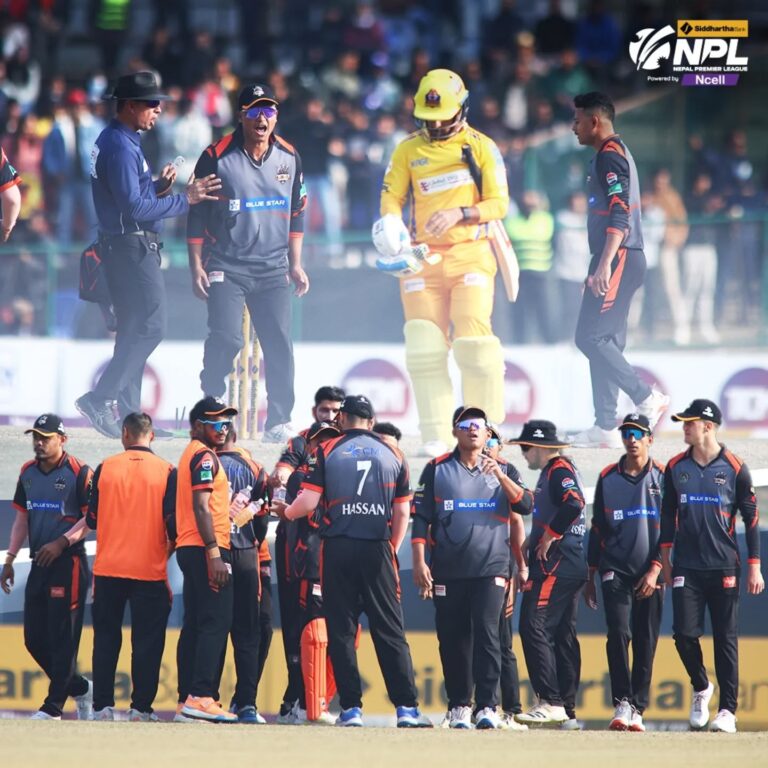 सुदूरपश्चिमको पहिलो हार, चितवन ३३ रनले विजयी