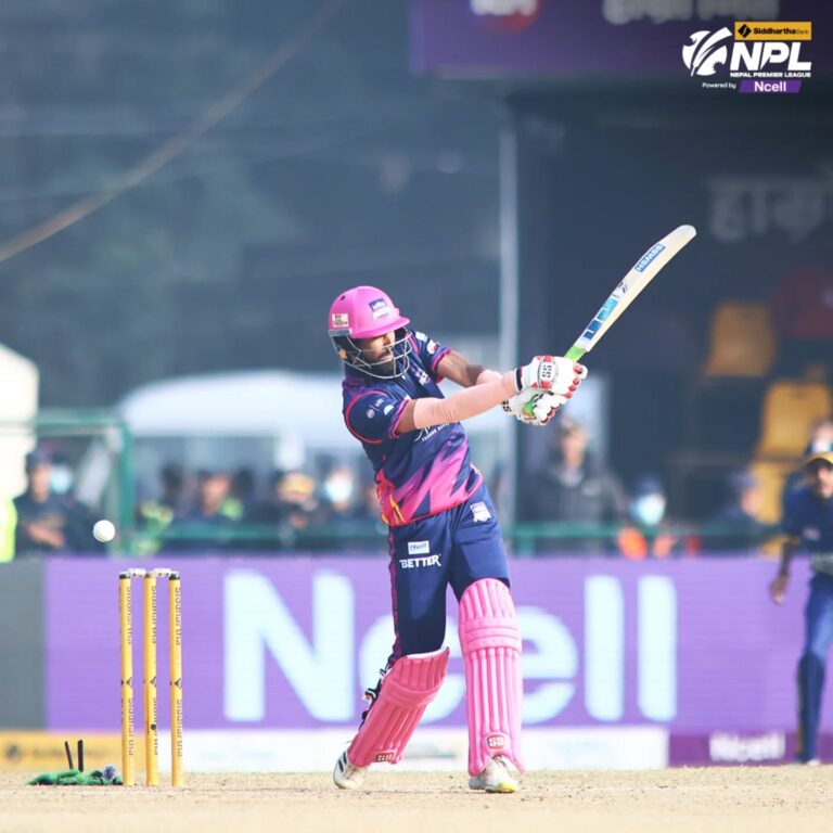 हर्ष थाकरको सनसनीपूर्ण बलिङसँगै जनकपुरको अपराजित यात्रा कायमै, चौथो खेलमा पनि अभागी बन्यो लुम्बिनी