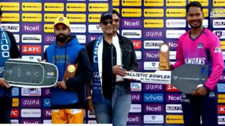 दीपेन्द्र सिंह ऐरीले जिते कार, ललित राजवंशीलाई बाइक, मिलन्था बने ‘प्लयेर अफ द म्याच’