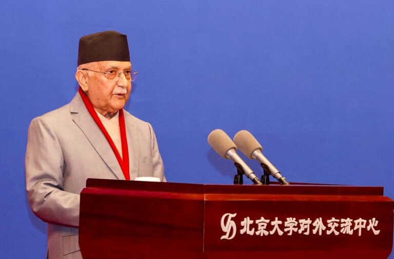 नेपाल चिनियाँ लगानी भित्र्याउन तयार छः प्रधानमन्त्री ओली