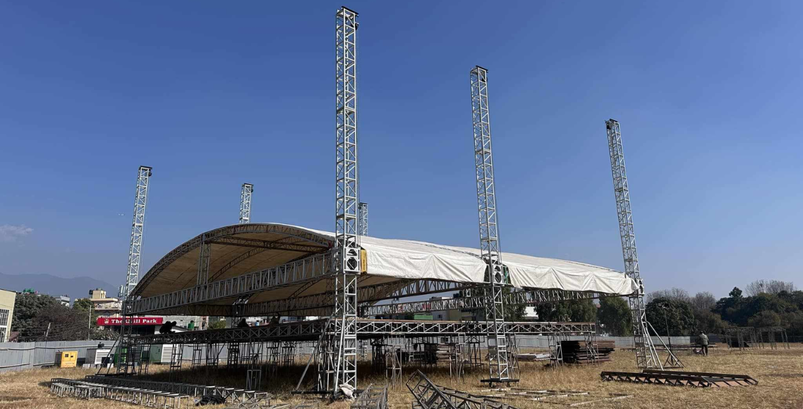 सोनु निगमको कन्सर्टका लागि यसरी हुँदैछ तयारी (तस्बिरहरू)