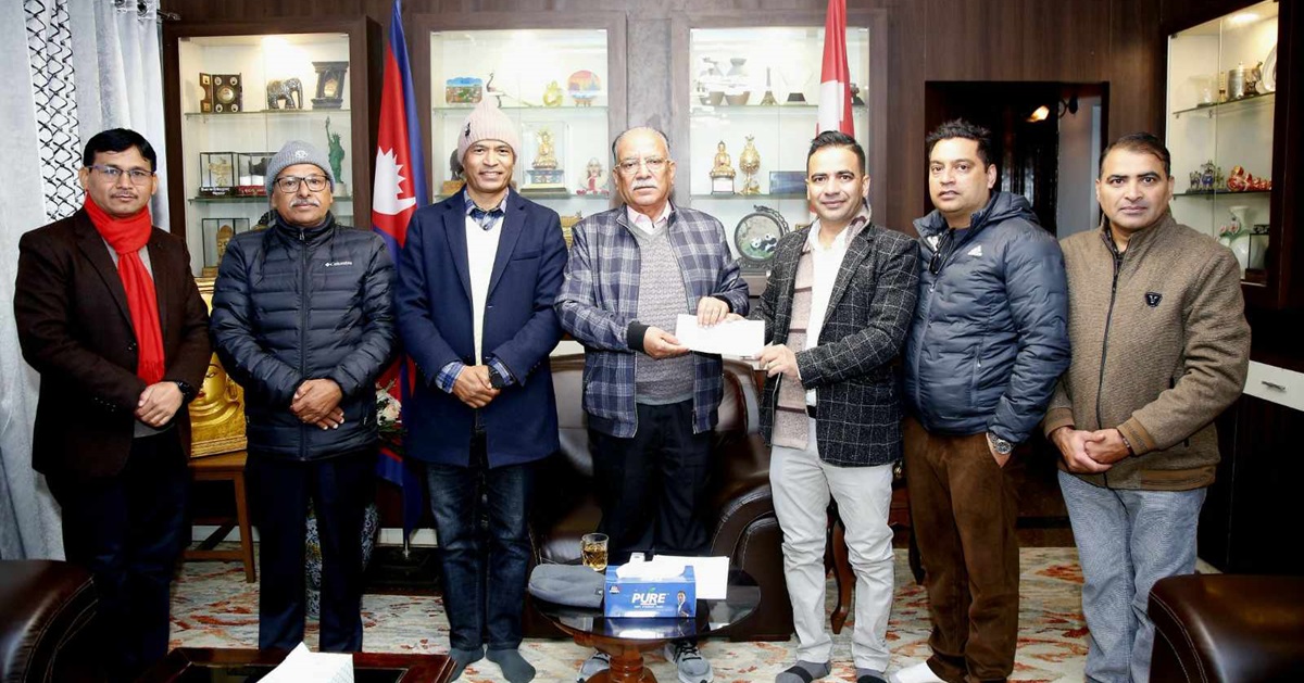 माओवादीको अन्तरमहादेशीय समितिबाट बाढी पीडितलाई सहयोग