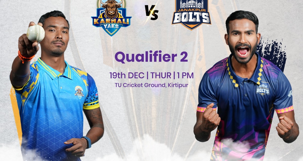 जनकपुरविरुद्ध ब्याटिङ गर्दै कर्णाली