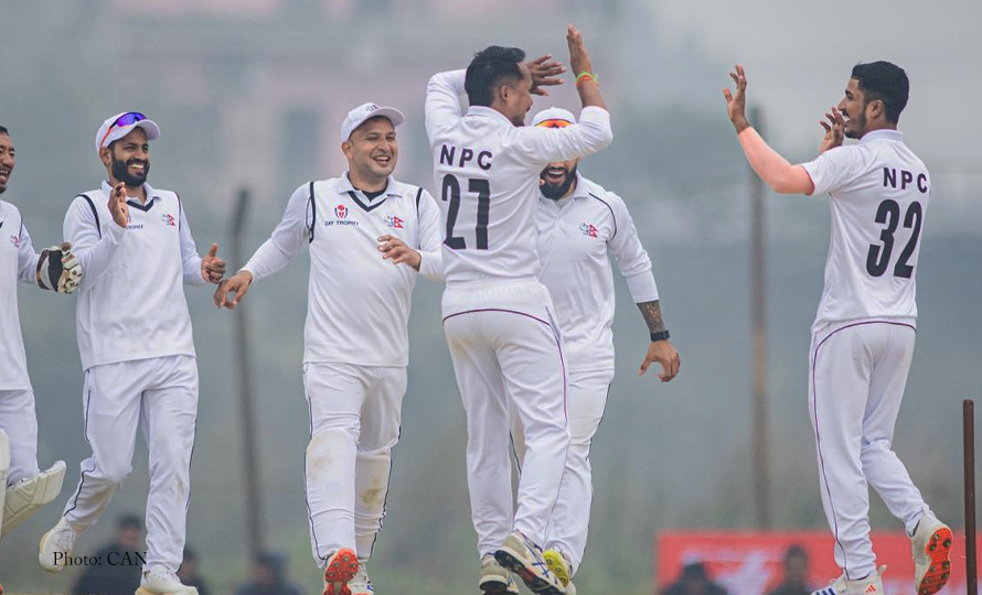 जय ट्रफी: आर्मी मात्र १२१ रनमा अलआउट, ललित एक्लैले लिए सात विकेट