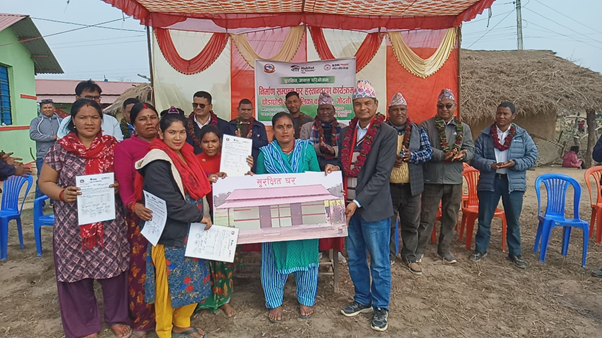 विपन्न समुदायका लागि सुरक्षित आवास निर्माण