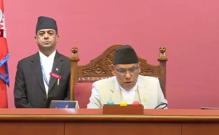 राष्ट्रियसभाद्वारा सरकारको ध्यानाकर्षण