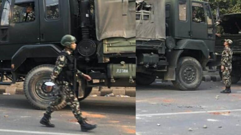 कर्फ्यू आदेशसँगै तीनकुने क्षेत्रमा सेना परिचालन