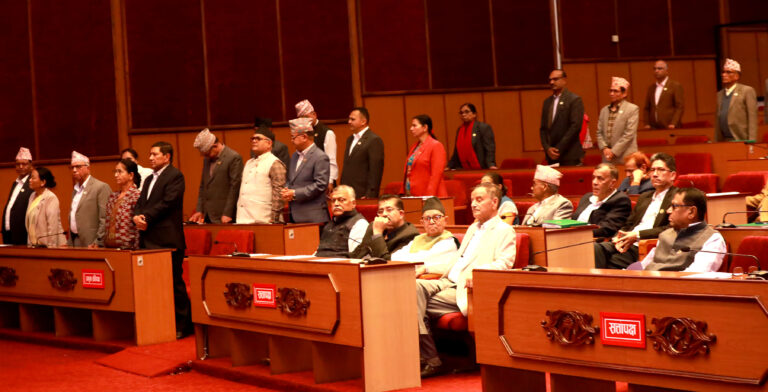 राष्ट्रिय सभाको बैठक एक घण्टाका लागि स्थगित