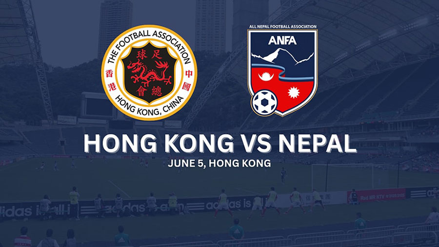 हङकङसँग नेपाली पुरुष फुटबल टिमले मैत्रीपूर्ण खेल खेल्ने