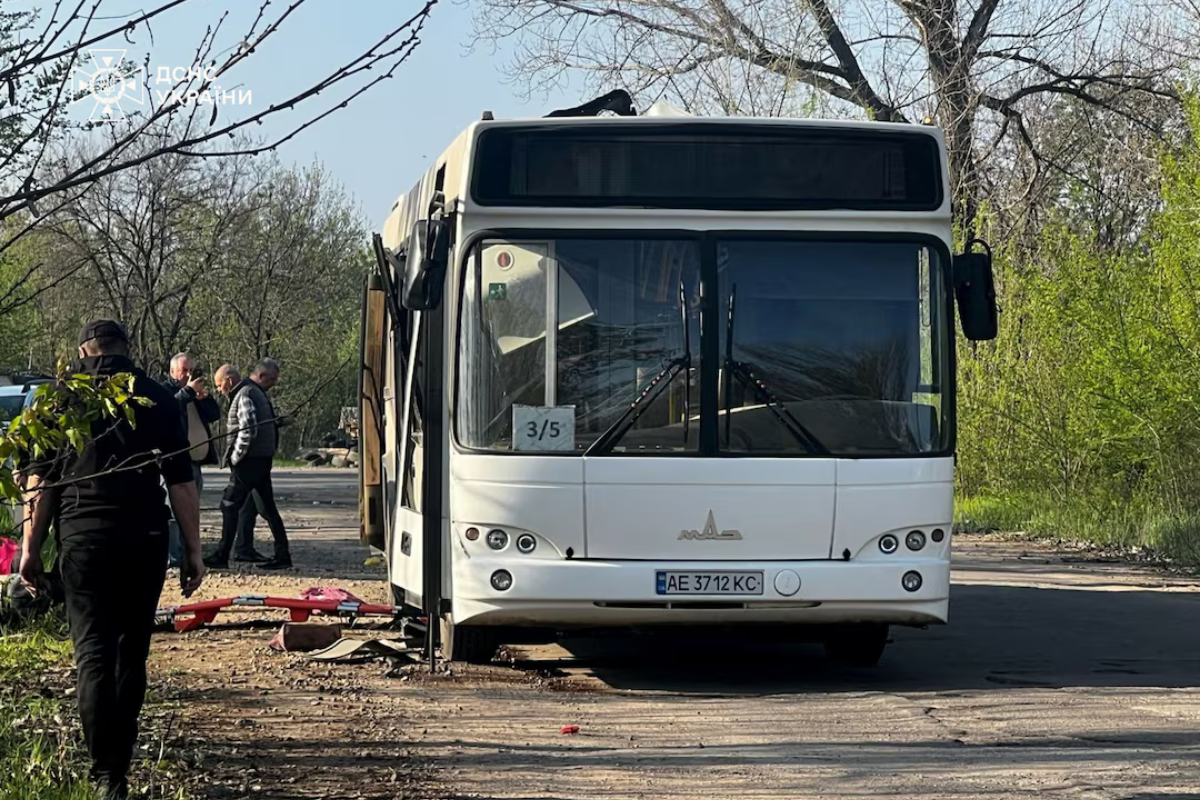 युक्रेनमा बसमा ड्रोन आक्रमण, नौ जनाको ज्यान गयो