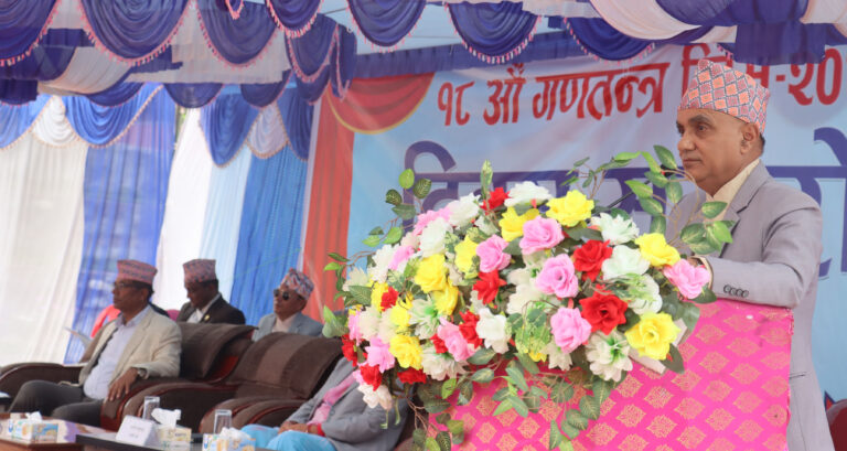 ‘गणतन्त्रको संस्थागत विकास गर्नु सबैको साझा दायित्व’
