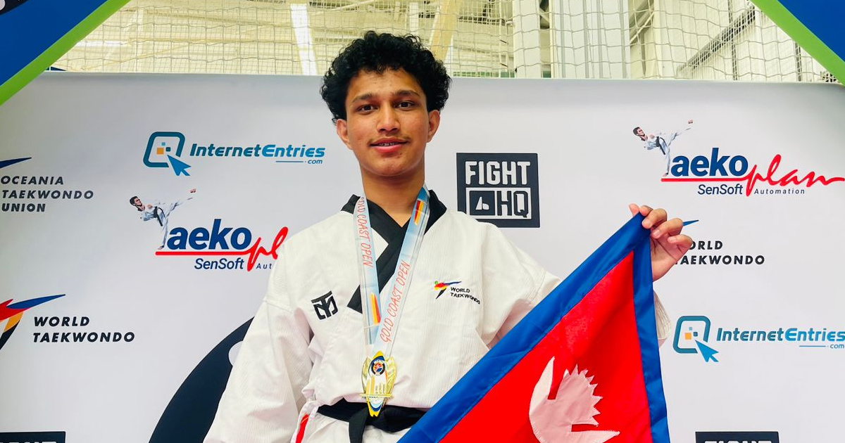 अस्ट्रेलियामा अदिशलाई स्वर्णपदक