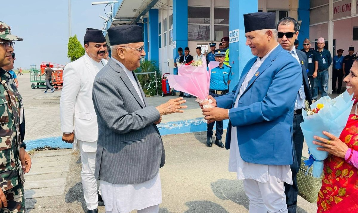 बुद्ध जयन्ती कार्यक्रममा सहभागी हुन प्रधानमन्त्री ओली लुम्बिनीमा