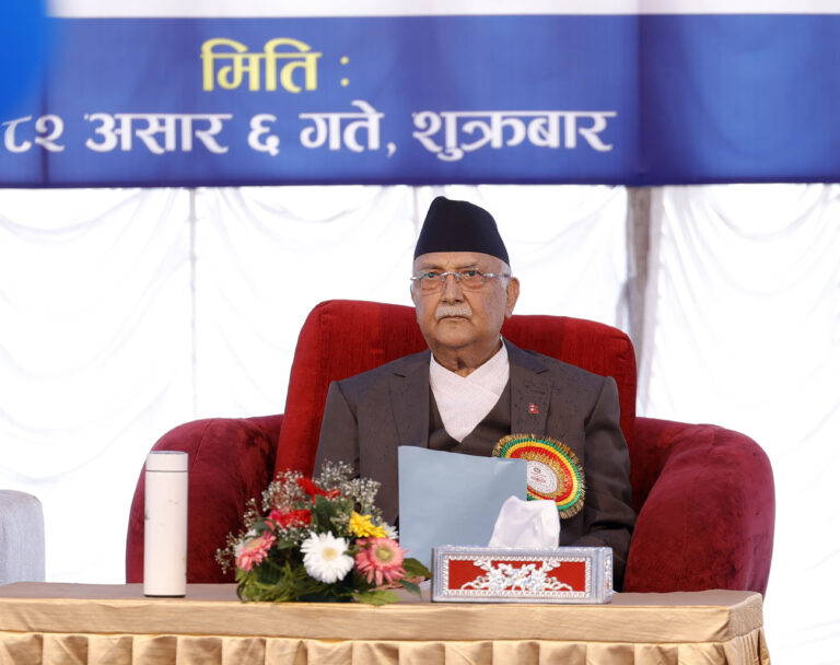 प्रधानमन्त्री ओलीद्वारा ग्वार्को फ्लाई ओभरको उद्घाटन