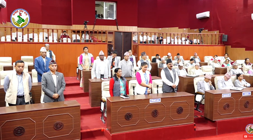 बजेट निर्माणको प्रक्रियागत त्रुटि भएको भन्दै कर्णालीमा प्रतिपक्ष दलले गरे सभा अवरुद्ध