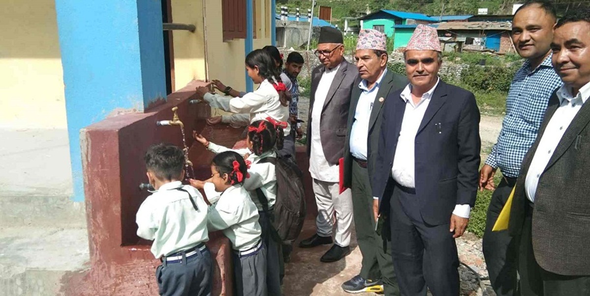 गलकोटका सबै माध्यमिक तहका विद्यालयमा पानीको सुविधा